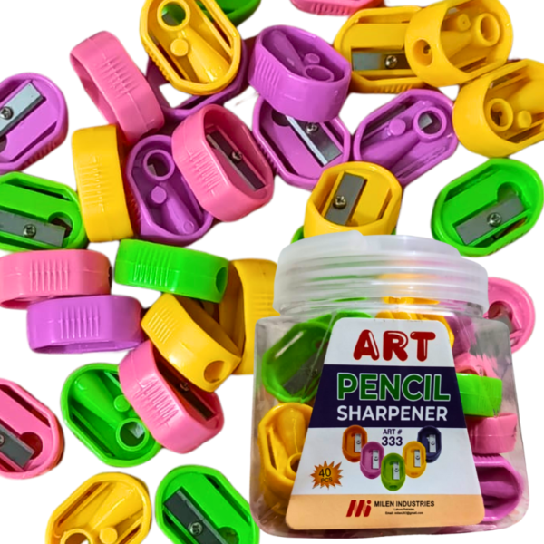 MILEN Art 333 Pencil Sharpener Jar (40 Pcs)