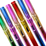 One Pack of Rainbow Branded Fountain Pens - 6 Pcs - Image 3