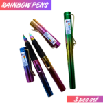 Rainbow Fountain Pen Set (3 Pcs) - Image 3