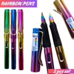 Rainbow Fountain Pen Set (3 Pcs) - Image 2