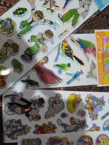 Mini Puffy Stickers Pack of 8 Sheets for Kids photo review