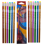 One Pack of Piano Metallic Lead Pencils 12 Pcs