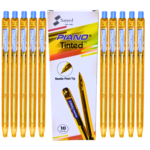 Piano Tinted Ball Pens (10 Pcs)