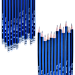 One Pack of Shark HB Graphite Pencils with Eraser - 12Pcs - Image 3