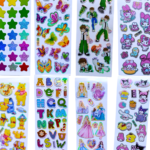 Mini Puffy Stickers Pack of 8 Sheets for Kids - Image 2
