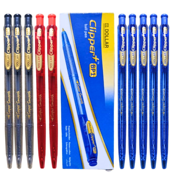 One Pack of Clipper Ball Point Pens – Mix 10 Pcs