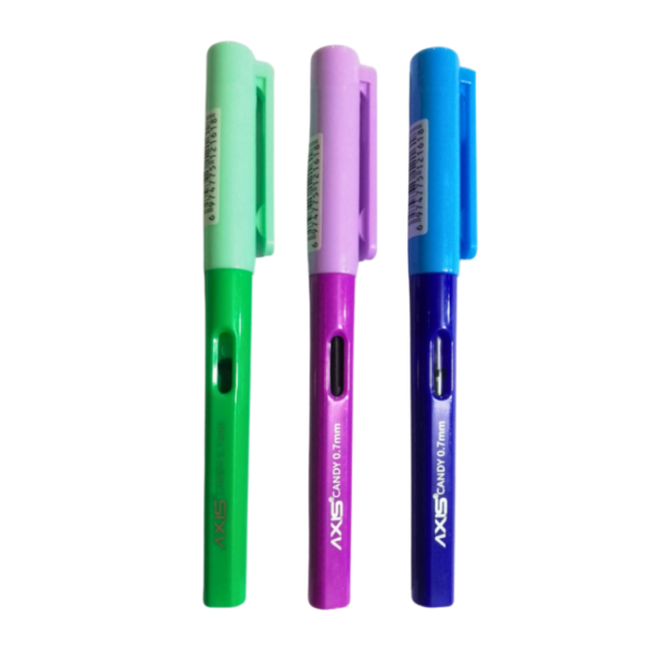 One Pack of Candy Fountain Pens - 3 Pcs