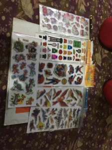 Mini Puffy Stickers Pack of 8 Sheets for Kids photo review