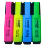 Hauser Glow Highlighter Set 4 Pcs Fluorescent Markers
