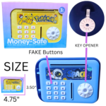 Kids Money Safe Box with Key Lock