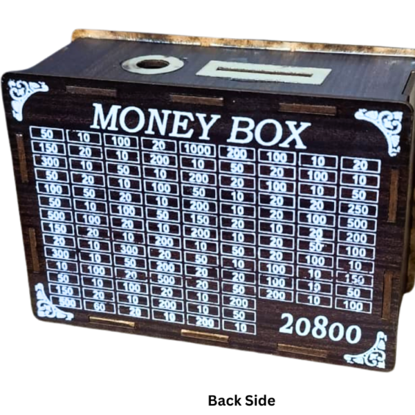 20800 PKR Wooden Money Saving Box