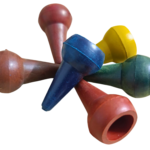 Pack of 6 Jumbo Grip Finger Crayons for Kids - Image 3