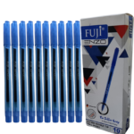 One Pack of Fuji Enzo Blue Ball Point Pens - 10Pcs
