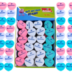 Fancy Soft Erasers B-75 72 Pcs Dust Free Smooth Erasers for School Office Drawing