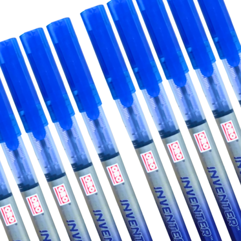 ORO roller ball pens blue 10 pcs pack smooth writing pens for school and office