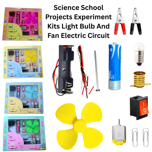 DC motor fan set for kids Electronic Science Project