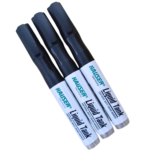 Pack of 3 Hauser Liquid Tank Whiteboard Marker Black
