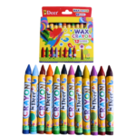 High Quality Wax Crayons Colors Set of 12 Vibrant Colors for Kids Art & School