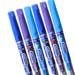 BRITO SHINE Fountain Pens Pack of 6 Smooth Writing Colorful School & Office Pens