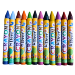 High Quality Wax Crayons Colors Set of 12 Vibrant Colors for Kids Art & School