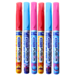 BRITO FUSION Fountain Pens Pack of 6 Smooth Writing Colorful School & Office Pens