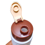 Kids water bottle with flip cap and strap cartoon printed school bottle for boys and girls