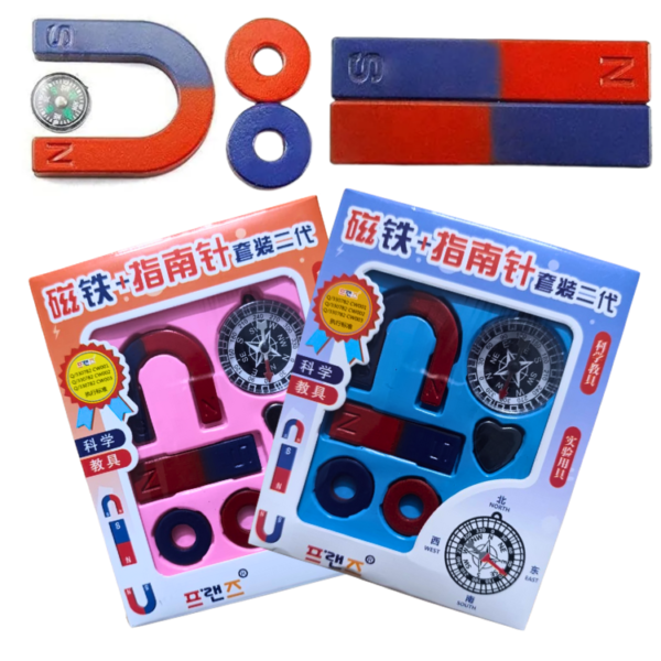 Different Shapes Magnet Rolling Magnet Set Physics Learning Toy