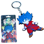 Anime Action Figure Rubber Keychain – Kakarotto Son & Superhero Characters