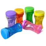 6 Pcs Colourful Crystal Slimes for Kids Soft Stretchy Multicolor Stress Relief Slime Toy