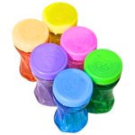 6 Pcs Colourful Crystal Slimes for Kids Soft Stretchy Multicolor Stress Relief Slime Toy