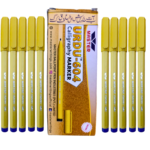 One Pack of Master Blue Urdu Markers 604 Calligraphy Marker - 10Pcs