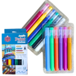 Keep Smiling Acrylic Paint Markers Set – 12 Colors