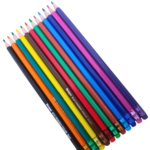 Tempo Erasable Colour Pencils – 12 Bright Colors - Image 4