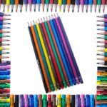 Tempo Erasable Colour Pencils – 12 Bright Colors - Image 5