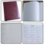 A5 leather notebook for office and students premium soft cover desk journal travel writing diary A5 size