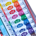 Keep Smiling Water Color Paints – 12 Bright Colors 12ml Tubes - Image 3