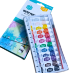 Keep Smiling Water Color Paints – 12 Bright Colors 12ml Tubes - Image 2