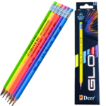 Premium GLO HB Pencils with Eraser – High-Quality Writing Pencils - Image 3