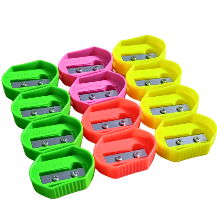 Double-Screw Pencil Sharpeners Pack of 12 Multi Color Dual Hole