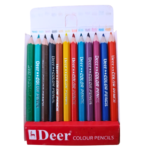 Rainbow Color Pencils Set for Kids 12 Half Colors School Art Drawing Supplies