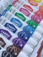 Keep Smiling Fabric Water Color Paints – 12 Bright Colors 12ml Tubes - Image 3