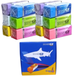 Premium soft colourful erasers pack of 48 pcs for school students