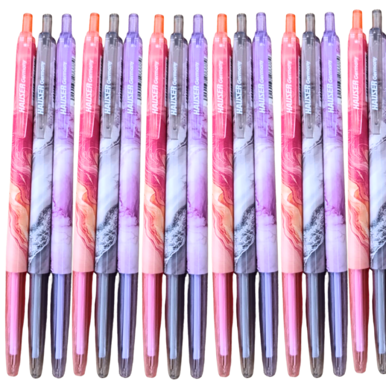 Hauser ballpoints pack of 10 smooth writing school office pens