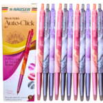 Hauser ballpoints pack of 10 smooth writing school office pens