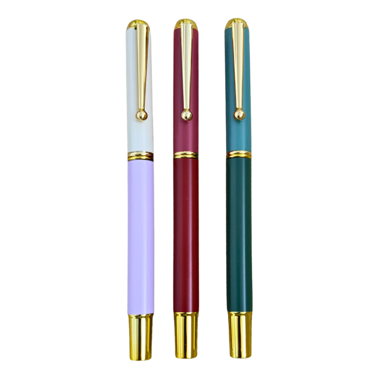 Premium Smooth Fountain Pen – Comfortable Grip Multi Colors