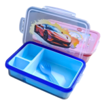Multi-Purpose Kids 2in1 Lunch & Storage Box – Cartoon