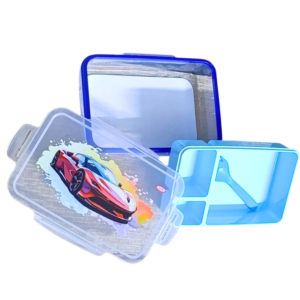 Multi-Purpose Kids 2in1 Lunch & Storage Box – Cartoon