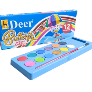 Premium quality Butterfly water color paint set with brush kids watercolor painting school art craft student palette Pakistan