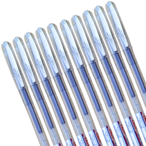 Stick Gel Pens 0.2mm Blue Pack of 12 – Ultra Fine Tip