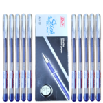 Stick Gel Pens 0.2mm Blue Pack of 12 – Ultra Fine Tip